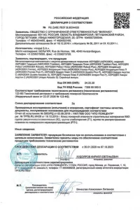 Сертификат соответствия - композитной черепица AeroDek в Сергиевом Посаде